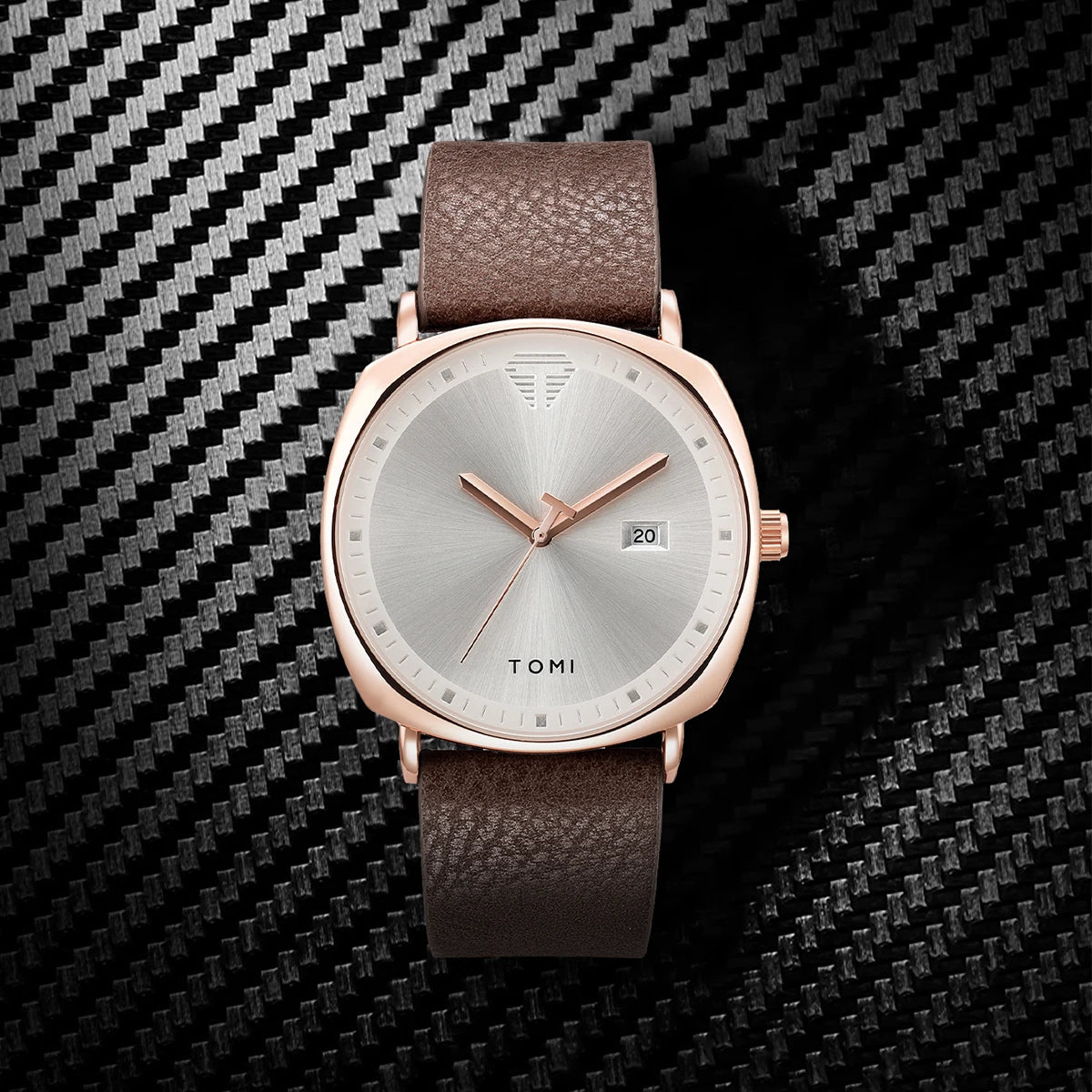 Men'S Watch Minimalist Fashion Sports Watch Calendar Leather Casual Quartz Watch