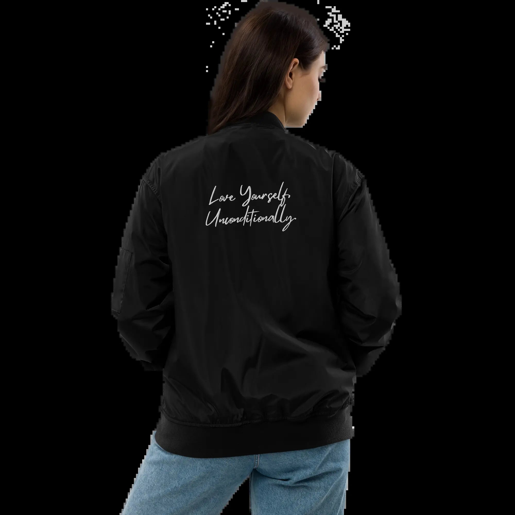 Premium Bomber Jacket Self Love Premium Recycled Bomber Jacket